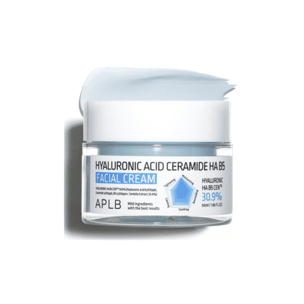 APLB hyaluronic acid ceramide HA B5 veido kremas