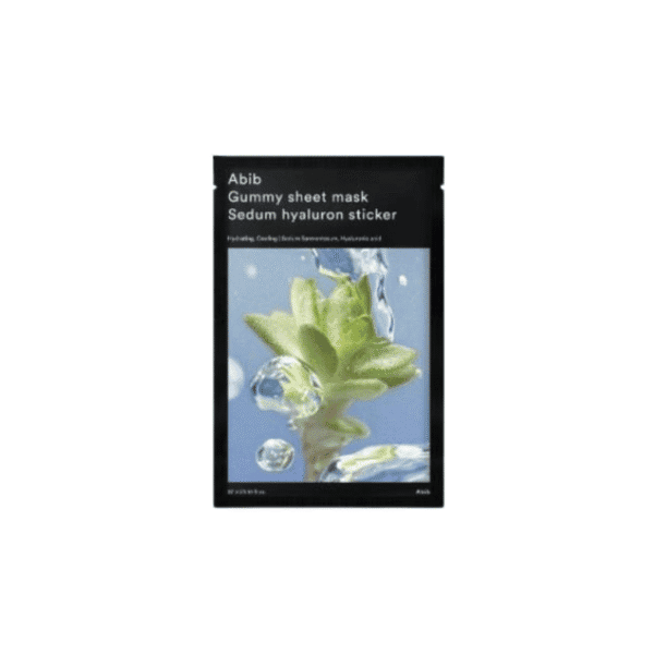 Abib gummy lakštinė veido kaukė sedum hyaluron