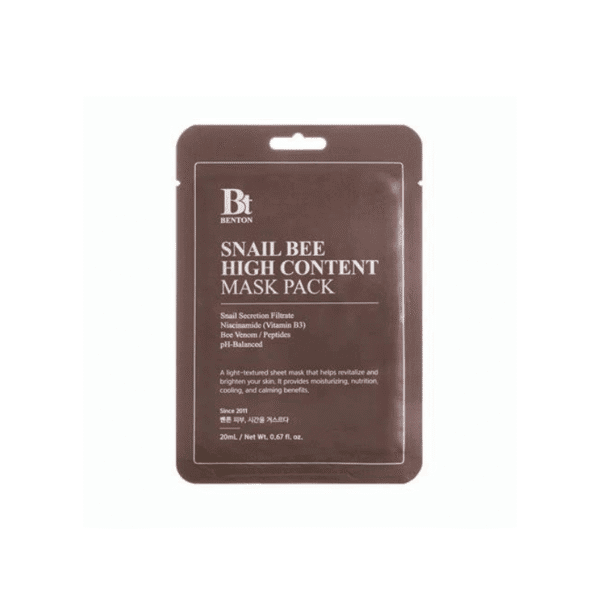 Benton veido kauke su sraigiu gleivemis