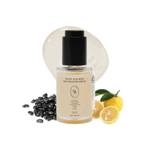 HEVEBLUE black yuja bean skin booster serumas