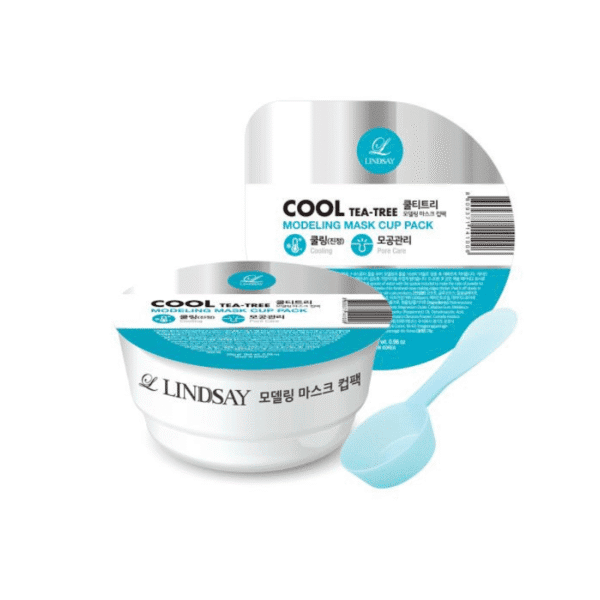 LINDSAY modeliuojanti kaukė cool tea tree