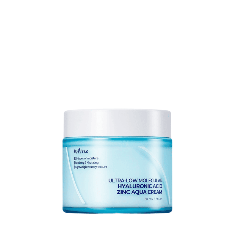 ISNTREE ULTRA-LOW MOLECULAR HYALURONIC ACID ZINC AQUA CREAM Isntree Ultra-Low Molecular Hyaluronic Acid Zinc Aqua Kremas - Image 1
