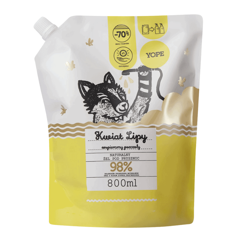 Yope natūralaus kūno prausiklio papildymas lime and blossom YOPE Natūralus kūno prausiklis Lime Blossom (papildymas) - Image 1