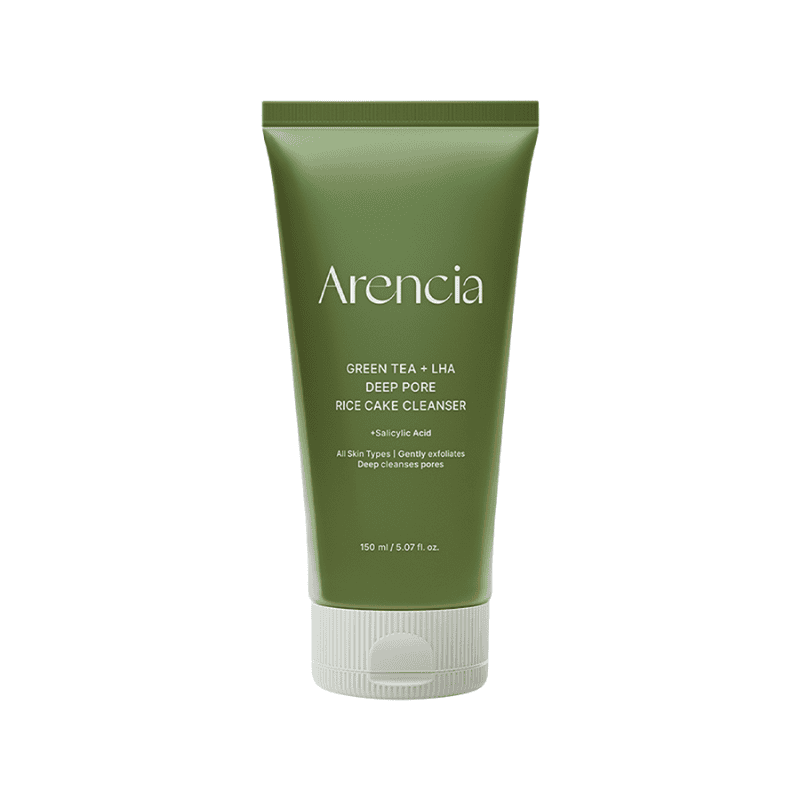 ARENCIA Green Tea + LHA Deep Pore Rice Cake Cleanser 150g ARENCIA Green Tea + LHA Deep Pore Rice Cake Prausiklis - Image 1
