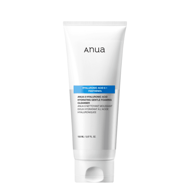 Anua 8 Hyaluronic Acid Hydrating Gentle Foaming Cleanser 150 ml Anua 8
Hyaluronic Acid Hydrating Švelnus Putojantis Prausiklis - Image 1