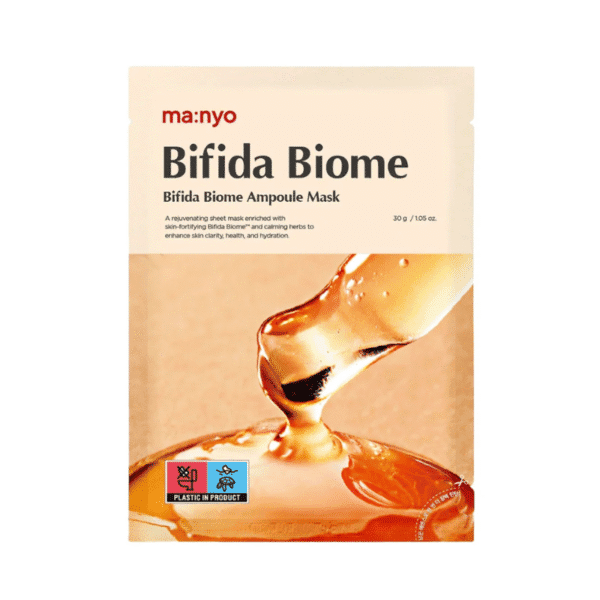 Manyo Bifida Biome Ampoule Atstatomoji Veido Kaukė