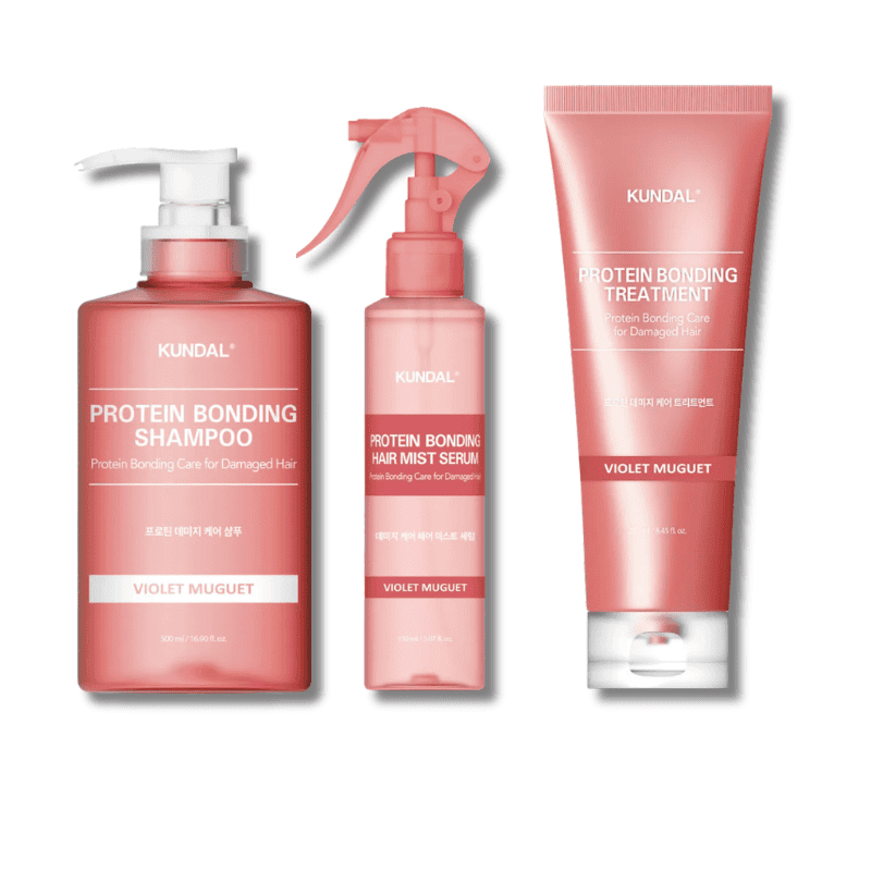 KUNDAL Protein Bonding Hair Bundle Plaukų Priežiūros Rinkinys KUNDAL Protein Bonding Plaukų Atstatymo Sistema - Image 1