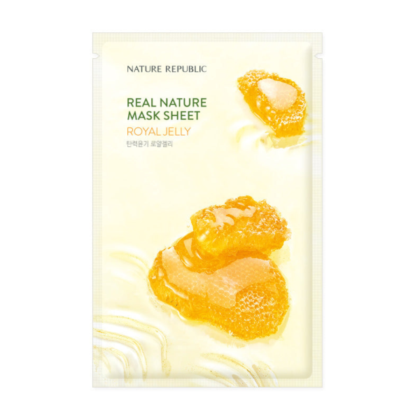 Nature Republic Maitinamoji Veido Kaukė su Bičių Pieneliu
